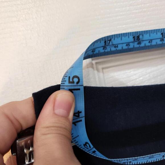 Willow & Clay Women's Fold Over Navy Floral Maxi Skirt- Medium - Picture 7 of 7